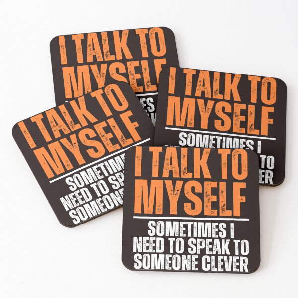 Item preview, Funny Clever Self-Talk Quote Shirt designed and sold by GoFunTee.