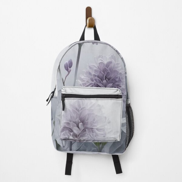 Item preview, Misty Florals: Abstract Blooms in Soft Grays and Lilacs designed and sold by semenol.