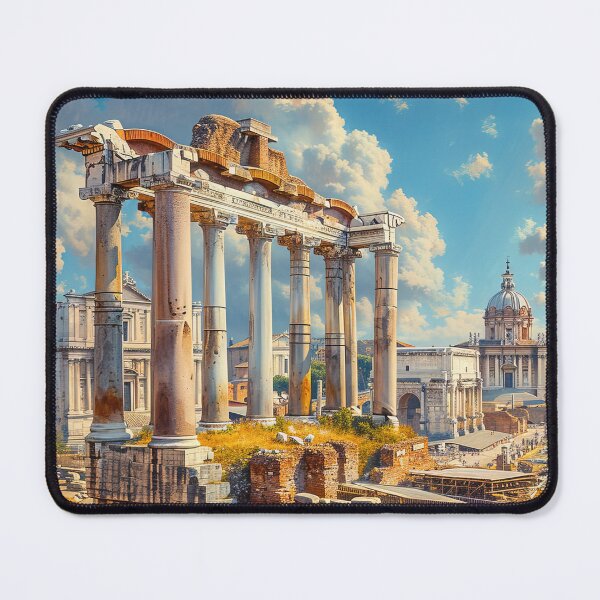 Item preview, Italian temple ruins landscape designed and sold by TheArtistOf2022.