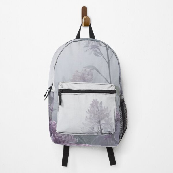Item preview, Misty Florals: Abstract Blooms in Soft Grays and Lilacs designed and sold by semenol.
