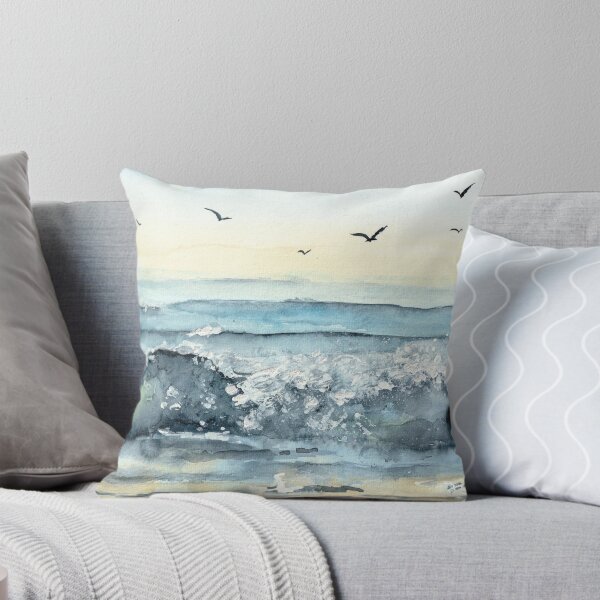 Aperçu de l'œuvre Paysage marin avec de grosses vagues créée et vendue par Cacatuart.