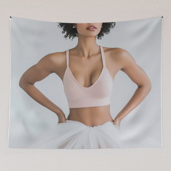 Item preview, Stylish model poses in elegant tutu designed and sold by anytka.