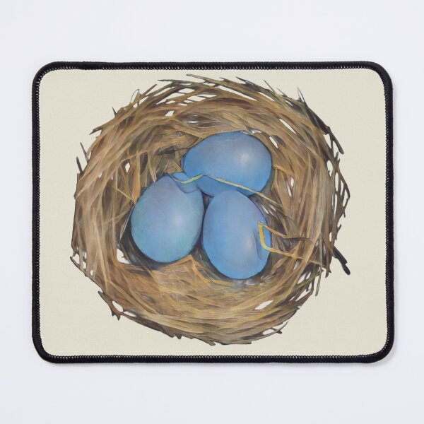 Item preview, Bird Eggs, Blue Eggs in Nest, Springtime designed and sold by JoyfulWhimsy.