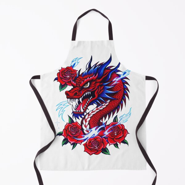 Item preview, Scarlet Thunder Dragon Rose Emblem designed and sold by Alahchin Art.