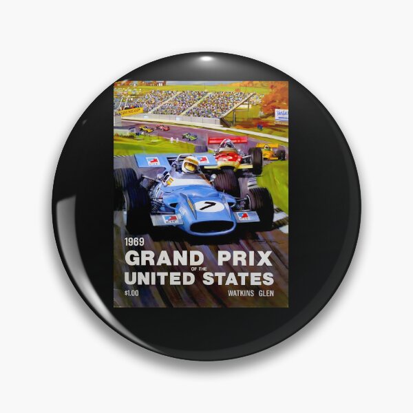 Item preview, Blast from the past art  Watkins Glen 1969 designed and sold by Helios Be. Lavsh.