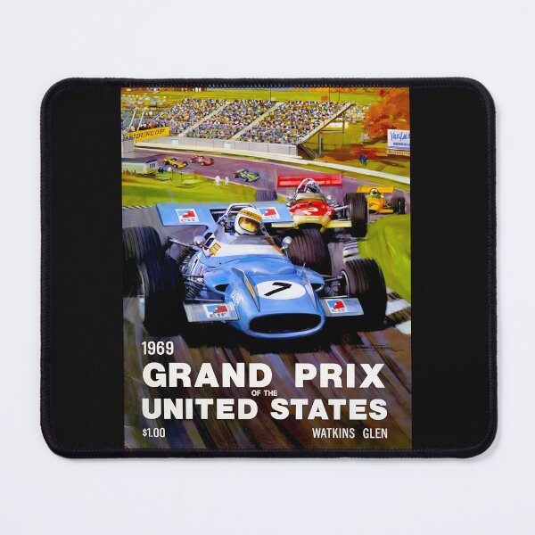 Item preview, Blast from the past art Watkins Glen 1969 designed and sold by Helios Be. Lavsh.