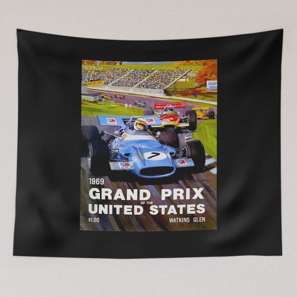 Item preview, Blast from the past art  Watkins Glen 1969 designed and sold by Helios Be. Lavsh.