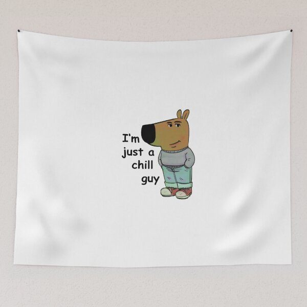 Item preview, I'm Just A Chill Guy  designed and sold by Spaghetto.