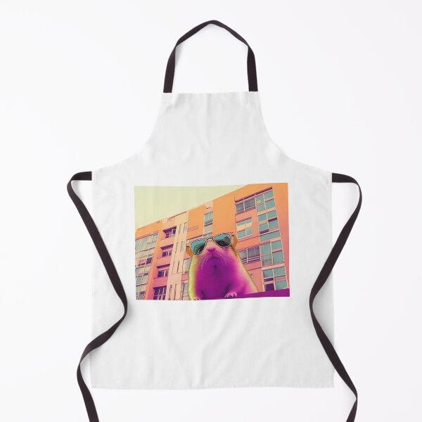 Item preview, Vintage Retro Hamster Wearing Sunglasses in front of the building during sunset time designed and sold by DoodleEveryday.