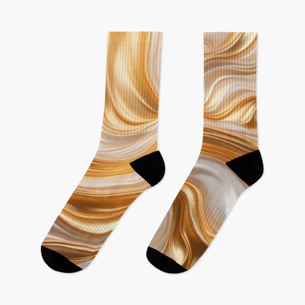 Item preview, Liquid Gold: Flowing Golden Streams with Pastel Highlights designed and sold by semenol.