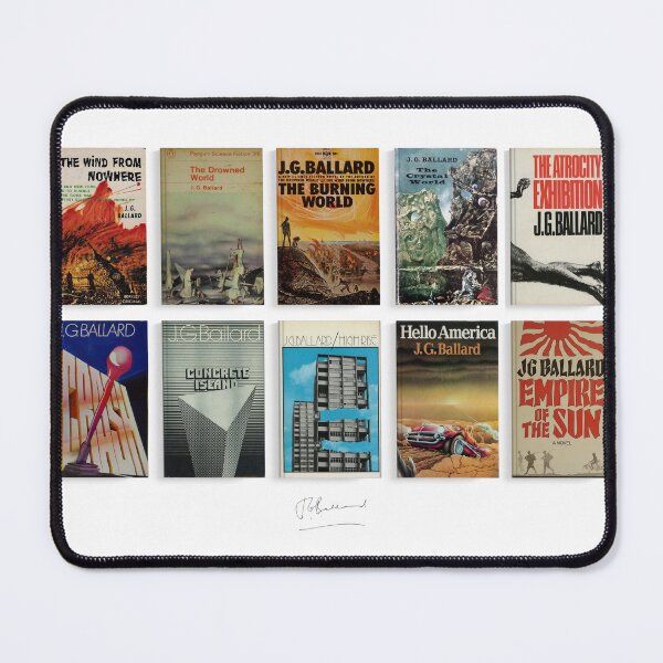 Item preview, JG Ballard - Collected First Editions - Book Cover Art designed and sold by Mr Mustard Prints.