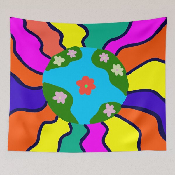 Item preview, Mother Earth Retro Vibes Art designed and sold by DanielleGensler.
