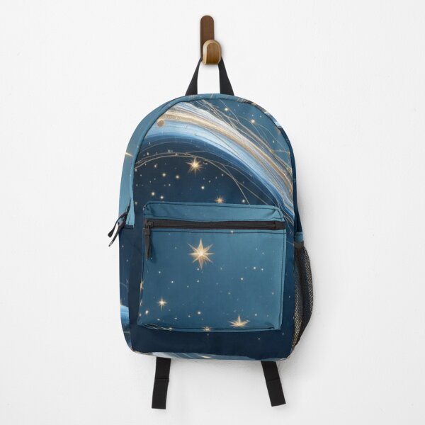 Item preview, Celestial Harmony: Curved Lines and Star Shapes in Soft Tones designed and sold by semenol.
