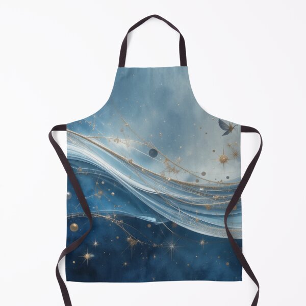 Item preview, Celestial Harmony: Curved Lines and Star Shapes in Soft Tones designed and sold by semenol.