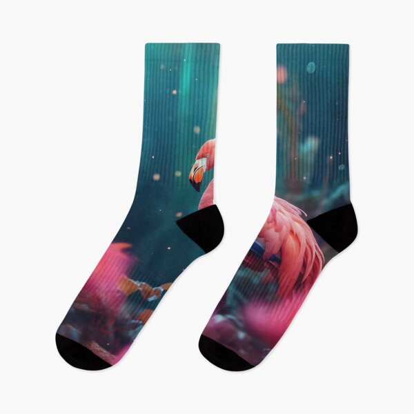 Item preview, Portrait of a flamingo on a colorful background. Emotive portrait designed and sold by anytka.