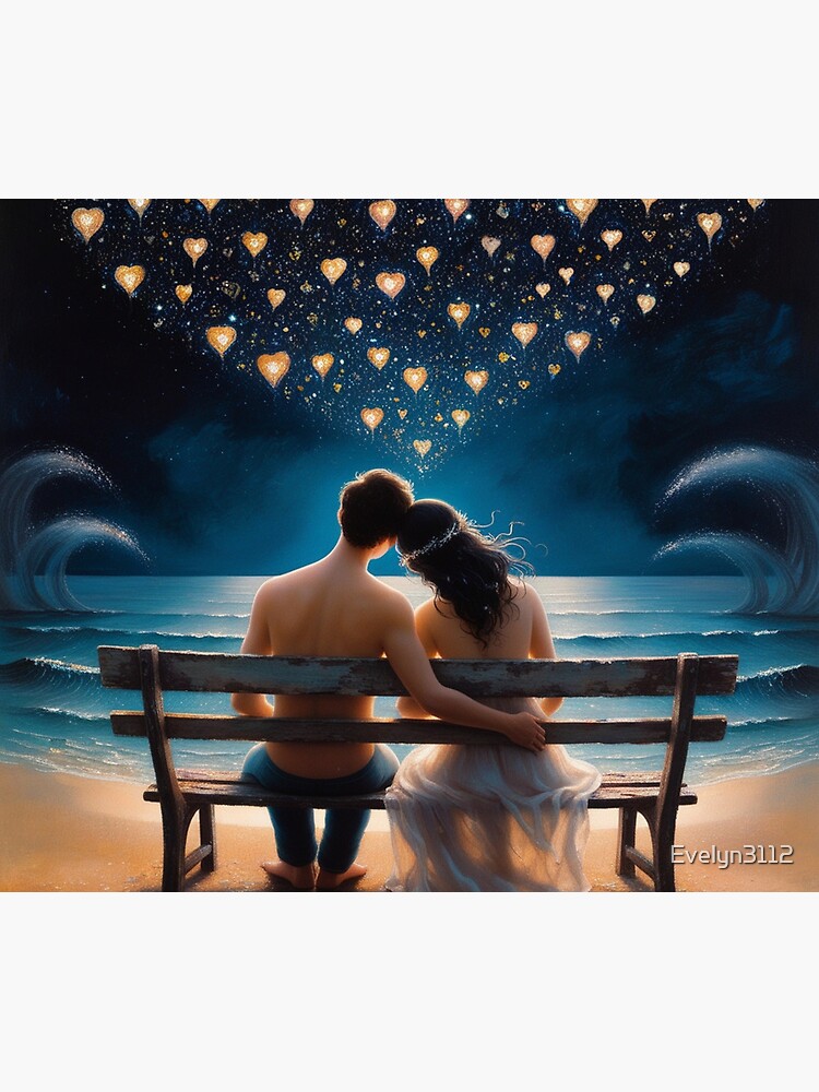 Thumbnail 5 von 5, Mauspad, Love is in the Air designt und verkauft von Evelyn3112.