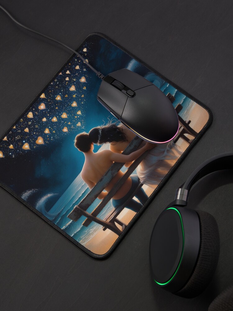 Thumbnail 4 von 5, Mauspad, Love is in the Air designt und verkauft von Evelyn3112.