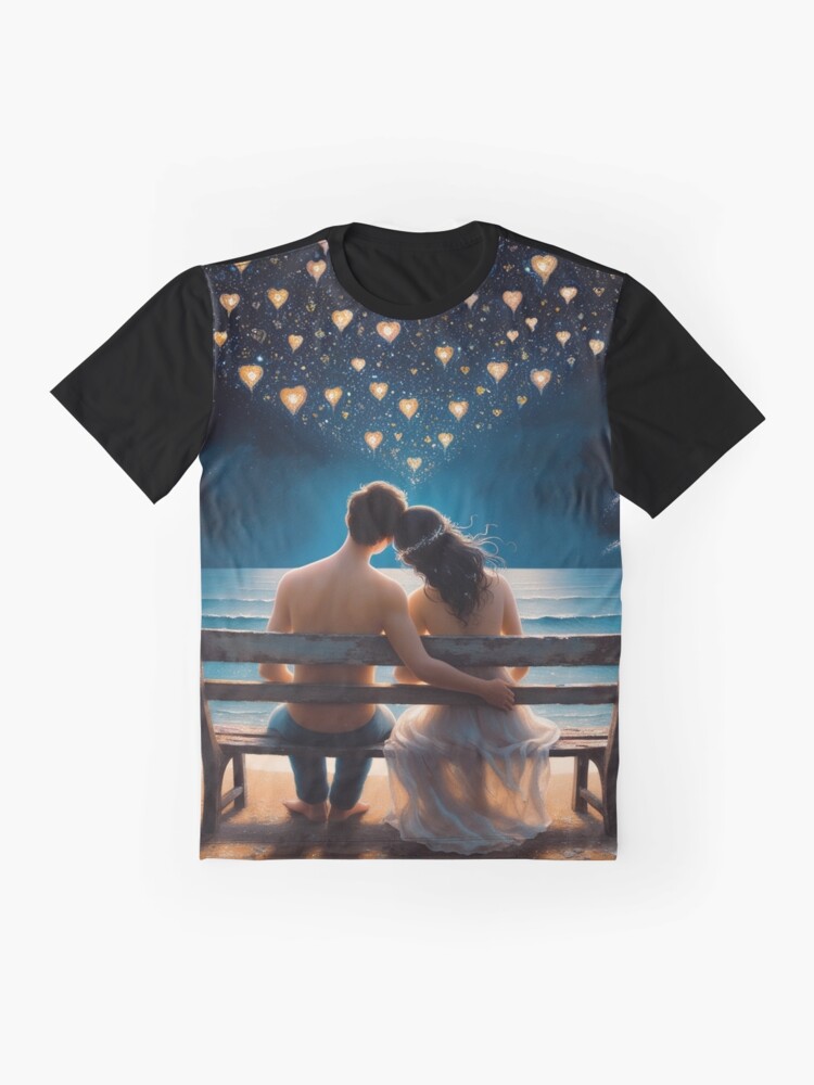 Thumbnail 4 von 5, Grafik T-Shirt, Love is in the Air designt und verkauft von Evelyn3112.