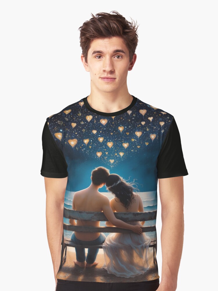 Thumbnail 1 von 5, Grafik T-Shirt, Love is in the Air designt und verkauft von Evelyn3112.