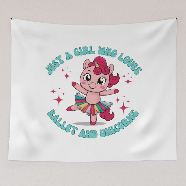 Item preview, Just a girl who loves ballet, Cute Unicorn Ballerina, Dance is my therapy, Ballet Lover, Dance Lover, Tutu, I love ballet, Pointe Shoes, Ballet Girl designed and sold by KolorellaS.