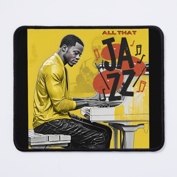 Item preview, All That Jazz: Vibrant Pianist in a Bold Musical Portrai designed and sold by QPTheeArtist.
