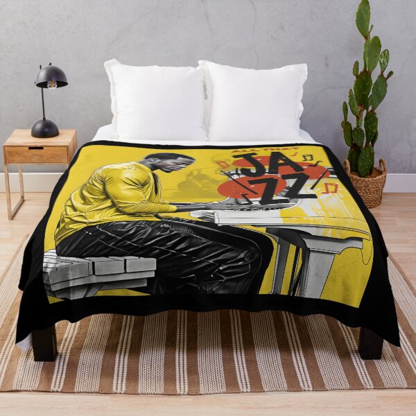 Item preview, All That Jazz: Vibrant Pianist in a Bold Musical Portrai designed and sold by QPTheeArtist.