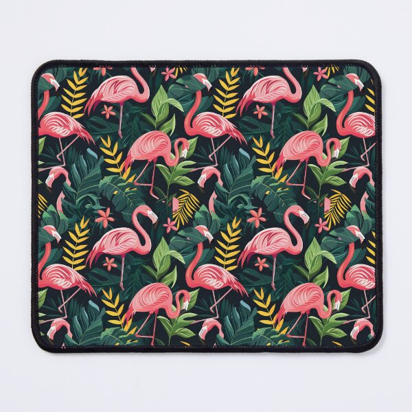 Item preview, Graceful Parade of Flamingos designed and sold by MidArtForge.