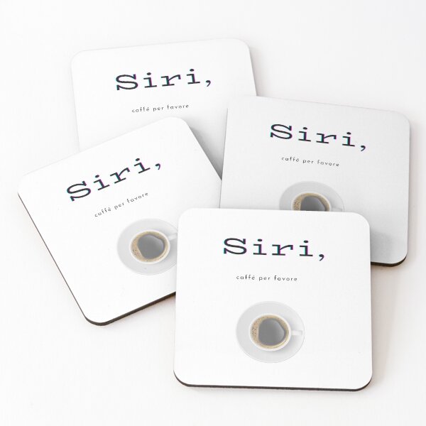 Item preview, Siri, caffé per favore designed and sold by Abundance Activation 11.11.
