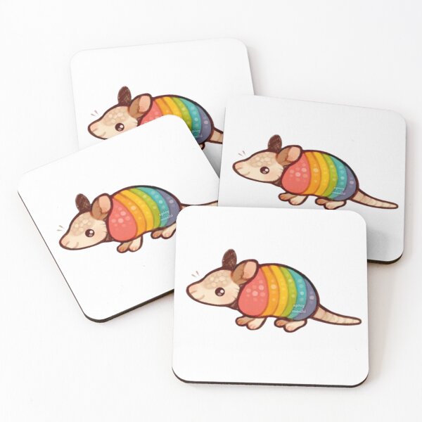 Item preview, Multicoloured Armadillo designed and sold by PatronesKawai.