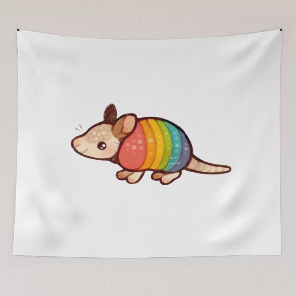 Item preview, Multicoloured Armadillo designed and sold by PatronesKawai.