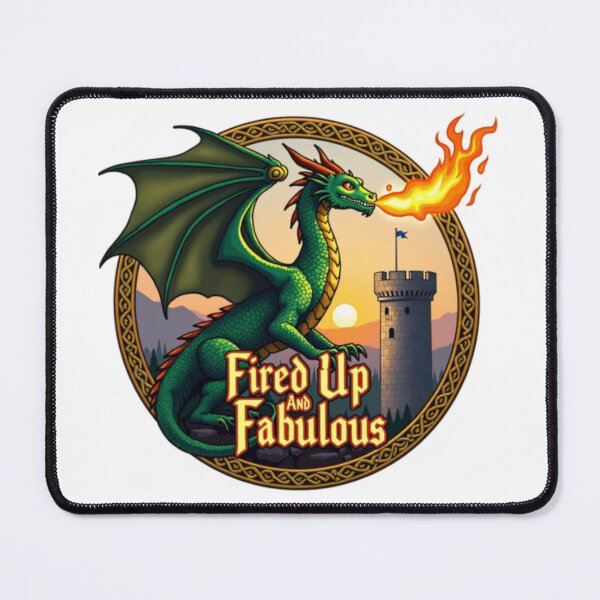 Item preview, Green Dragon Power: Always Fired Up, Always Fabulous designed and sold by PopPrismDesigns.