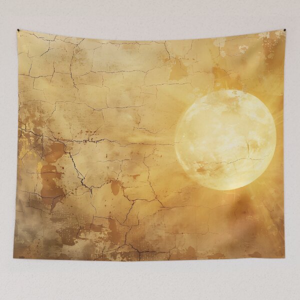 Item preview, Wabi-Sabi Golden Sun designed and sold by DesignbyBFD.