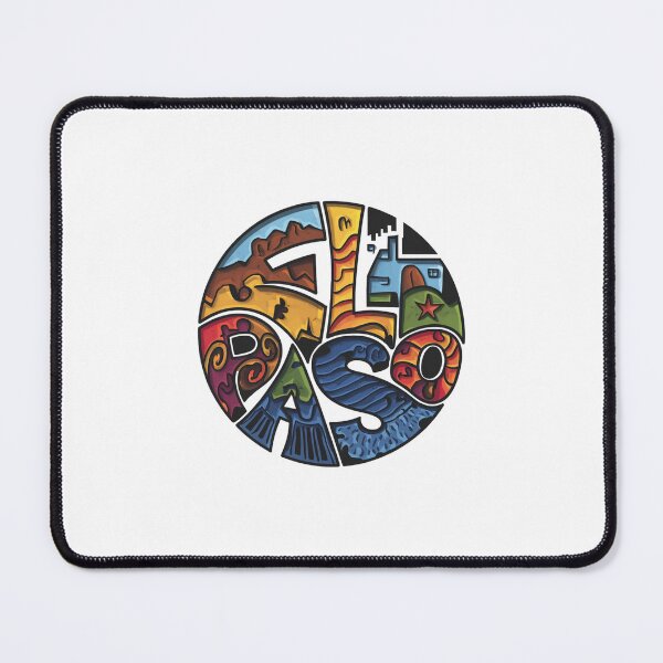Item preview, El Paso, Texas | Art Design - Colorful Tribute to Culture & Landscape designed and sold by CircinusStore.