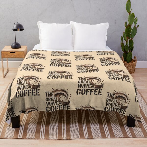 Item preview, The Great Wave Of Coffee Grunge designed and sold by SignumShop.