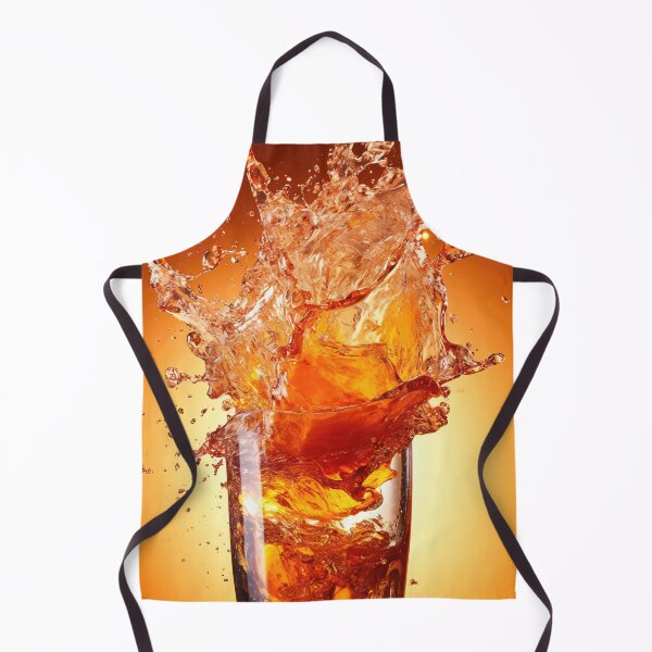 Item preview, Cocktail splashing on orange background designed and sold by anytka.