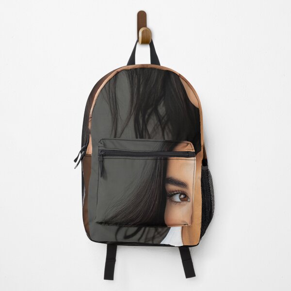 Item preview, A woman with long, flowing hair poses gracefully, showcasing her natural beauty and striking features against a dark background. designed and sold by anytka.