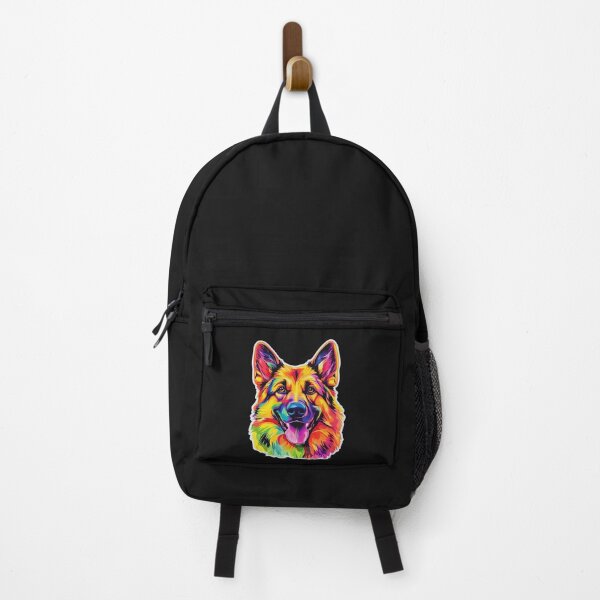 Item preview, cute colorful german shepherd designed and sold by Lumdiego.