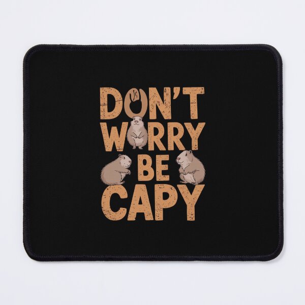 Item preview, Retro Don`t Worry Be Capy Cute Vintage Capybara designed and sold by Redgiant87x.