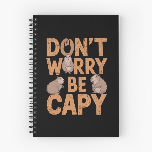 Item preview, Retro Don`t Worry Be Capy Cute Vintage Capybara designed and sold by Redgiant87x.