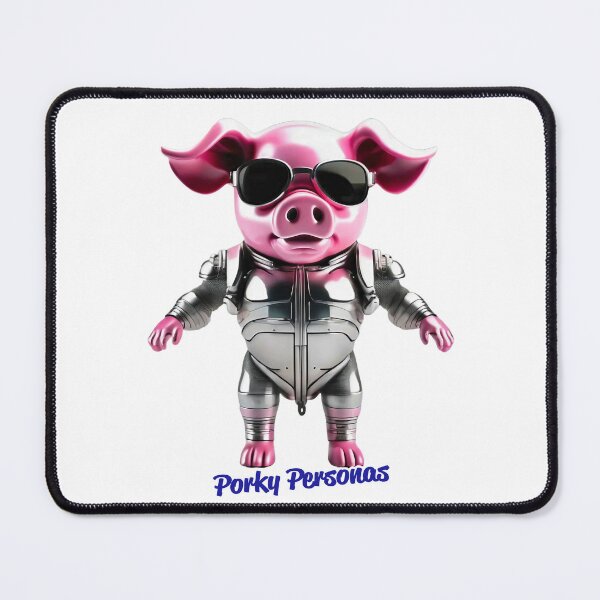 Item preview, Porky Personas Funny Pig Characters designed and sold by Drone-tees.