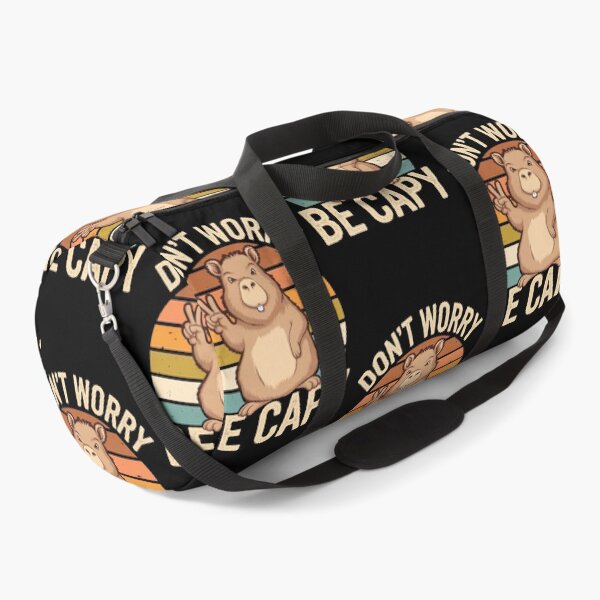 Item preview, Retro Don`t Worry Be Capy Cute Vintage Capybara designed and sold by Redgiant87x.