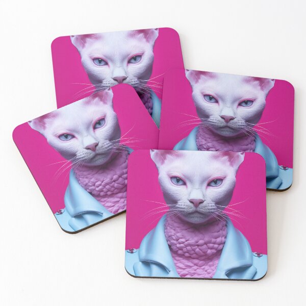 Item preview, Portrait of a Catwoman with fancy makeup and clothes designed and sold by anytka.