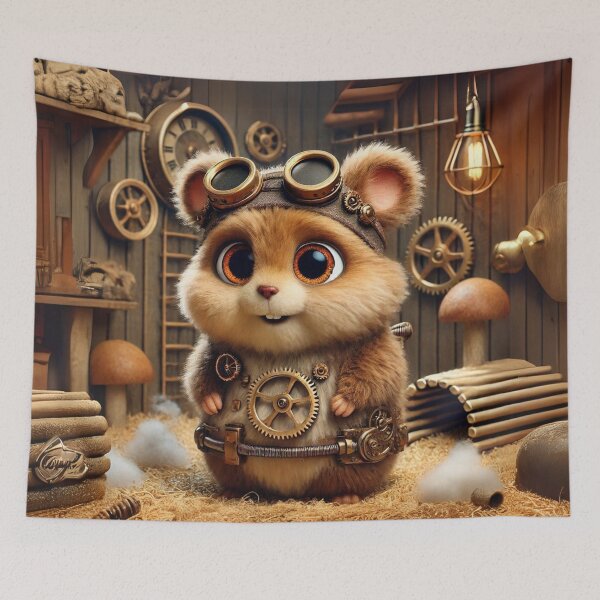Item preview, Steampunk Teddy Bear Hamster designed and sold by Sillytoe.
