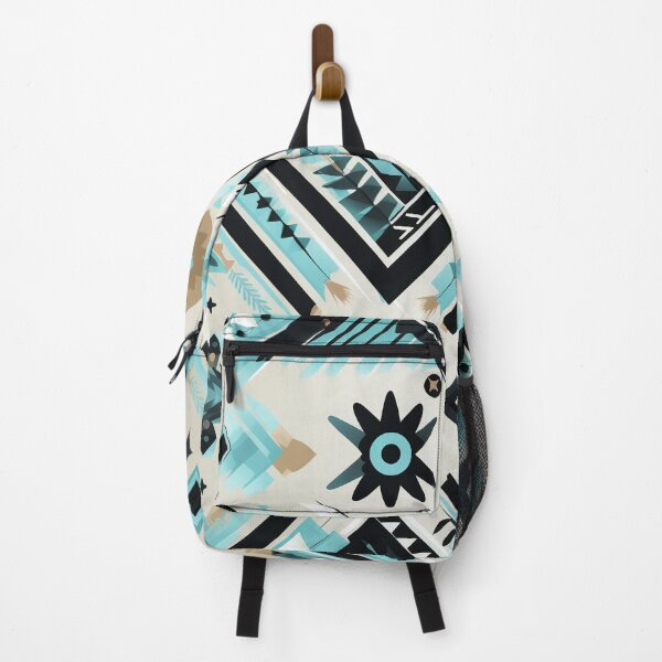 Item preview, Blue Aztec Tribal Design - Bohemian Wall Art, Abstract Native American-Inspired Patterns for Modern Home Decor designed and sold by CoastalEmp.