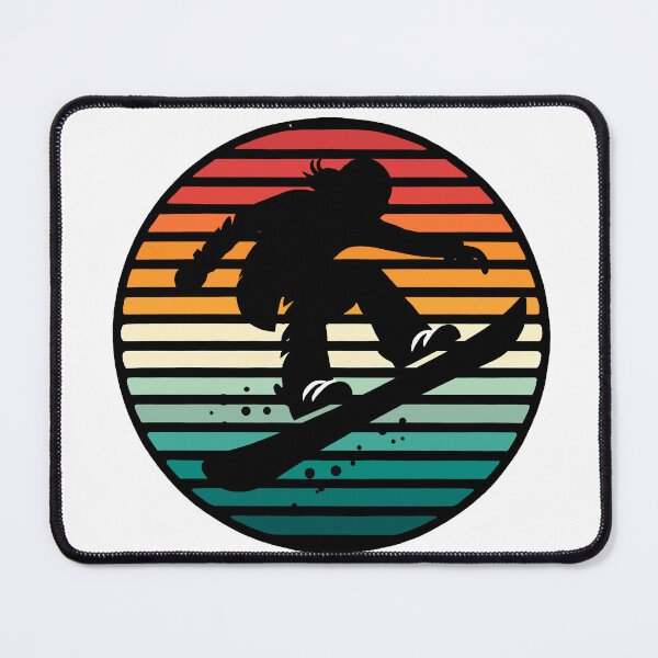 Item preview, Retro Snowboard Silhouette designed and sold by PsycheBrain.