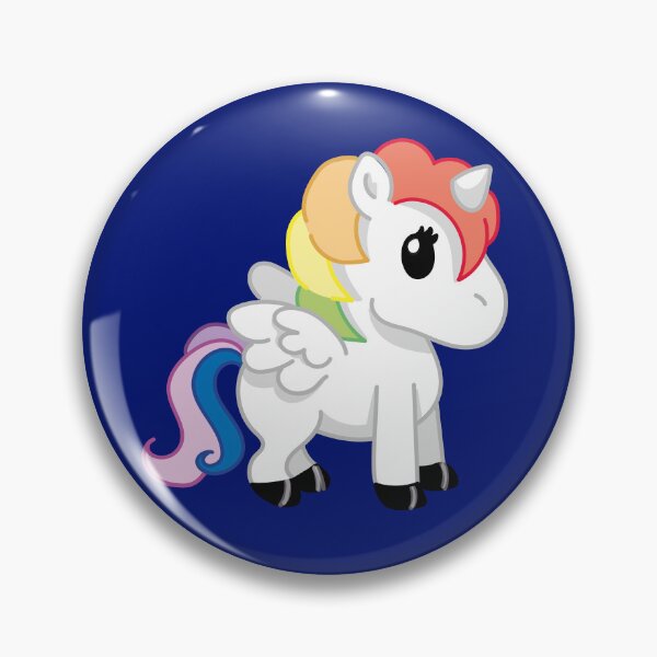 Item preview, Rainbow winged kawaii unicorn art designed and sold by NaiBalin.