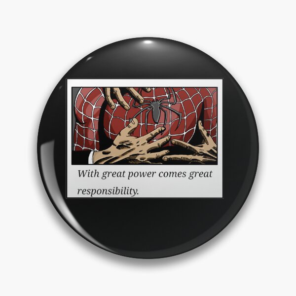 Item preview, With Great Power Comes Great Responsibility designed and sold by TechArtStudio.