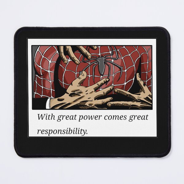 Item preview, With Great Power Comes Great Responsibility designed and sold by TechArtStudio.