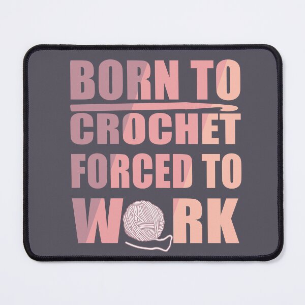 Item preview, Funny crocheting saying crocheter joke crochet puns designed and sold by Alexaltay.