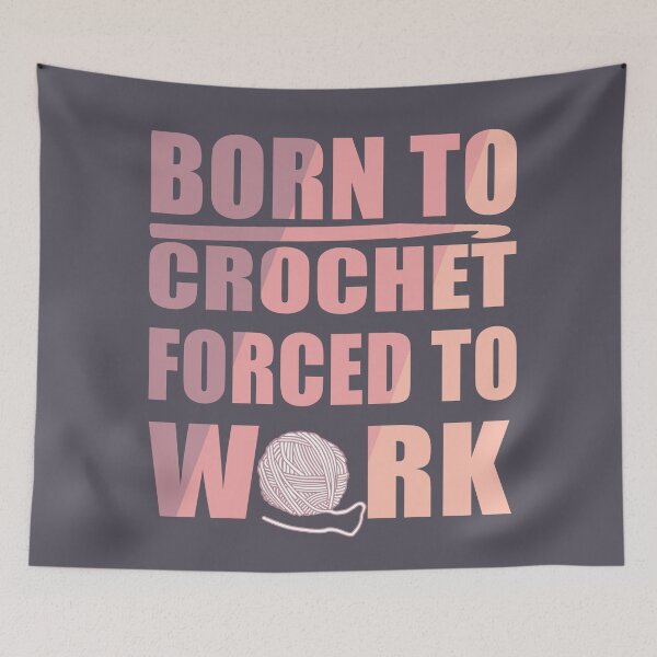 Item preview, Funny crocheting saying crocheter joke crochet puns designed and sold by Alexaltay.